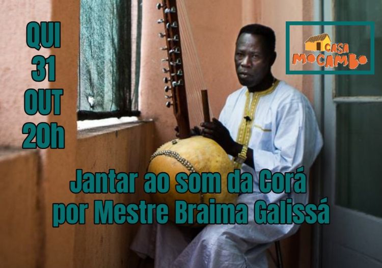 Jantar ao som da Corá por Mestre Braima Galissá