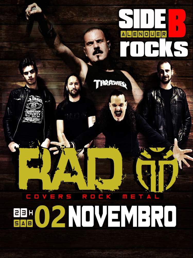 R.A.D. - Próximo Sábado no Side B Rocks