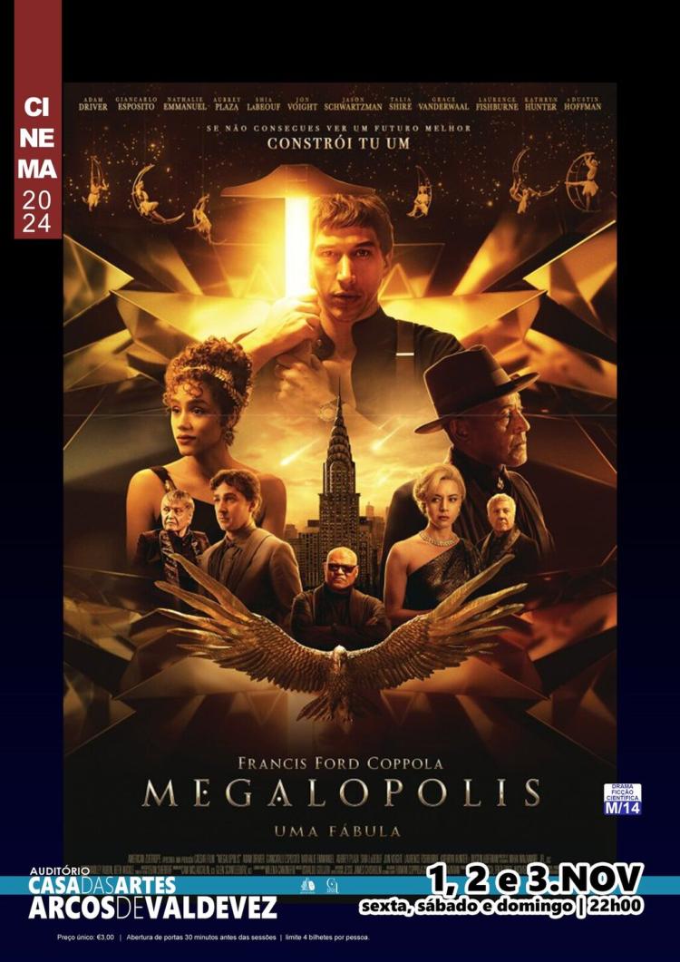 Exibição do filme ' Megalopolis'