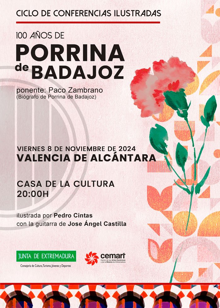 Conferencia Ilustrada Centenario del nacimiento de Porrina de Badajoz