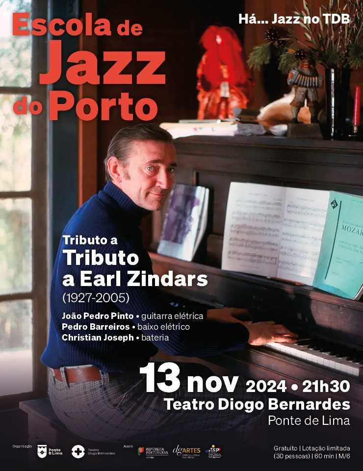 Há... Jazz no TDB – Tributo a Earl Zindars (1927-2005)