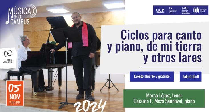 Ciclos para canto y piano, de mi tierra y otros lares