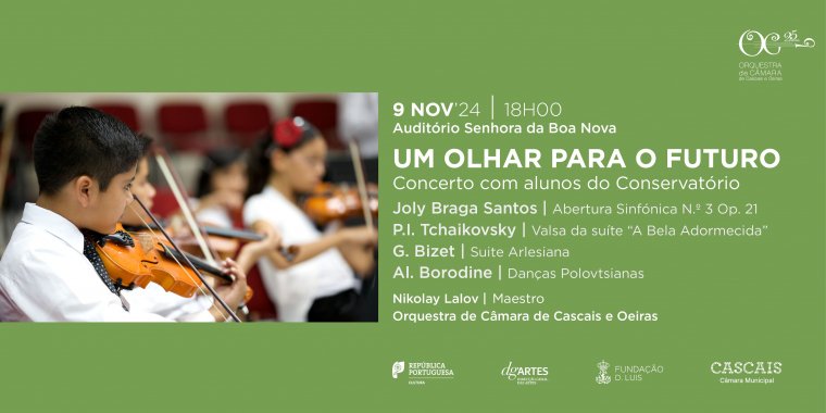 'Um Olhar para o Futuro', concerto pela OCCO - Orquestra de Câmara de Cascais e Oeiras