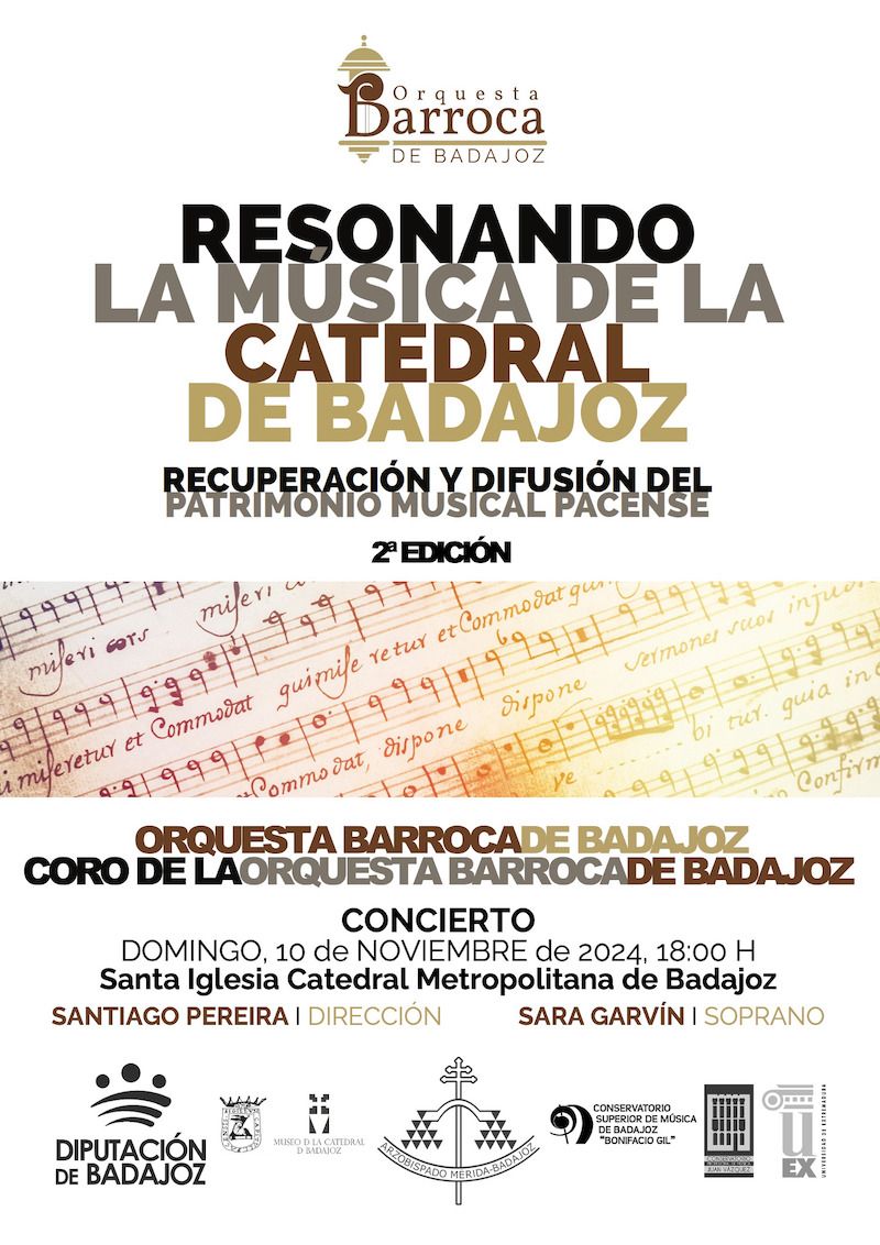 Resonando la música de la Catedral de Badajoz