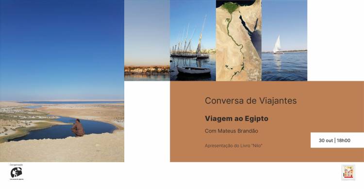 Conversa de Viajantes | “Nilo – Cadernos de Viagem”