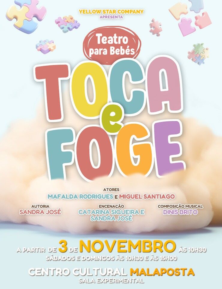 TOCA E FOGE | Teatro para bebés