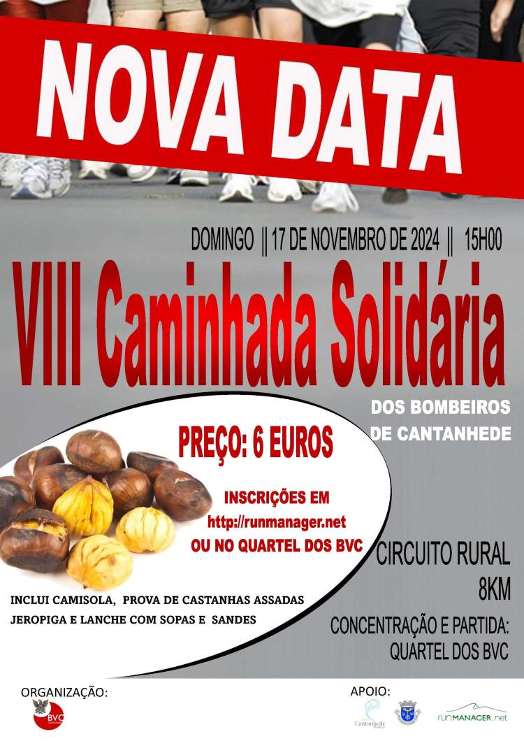 VIII Caminhada Solidária Bombeiros de Cantanhede