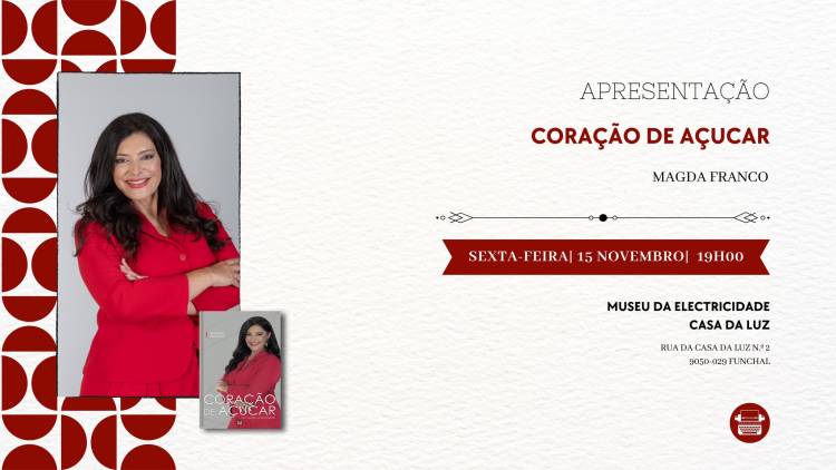 Apresentação do Livro Coração de Açúcar, de Magda Franco