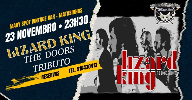 DOORS TRIBUTE - LIZARD KING @ MARY SPOT VINTAGE BAR - MATOSINHOS