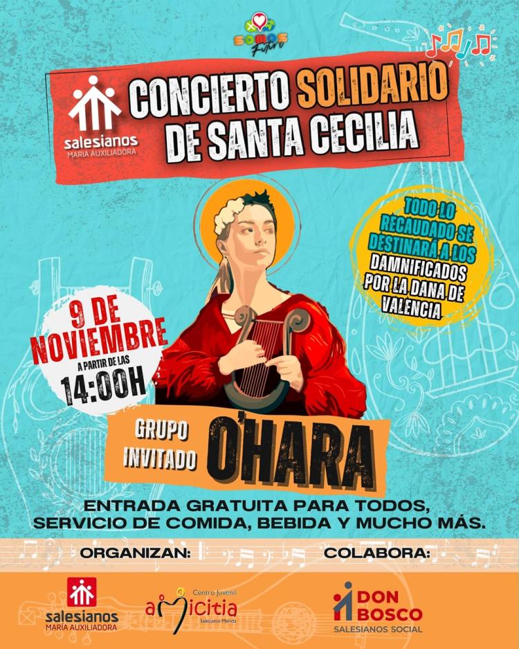 Concierto solidario Santa Cecilia: «O’Hara»