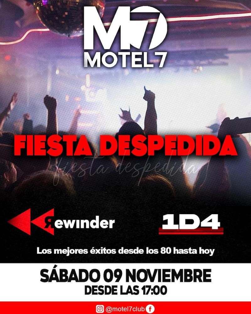 Fiesta de despedida  I Último concierto de Motel 7