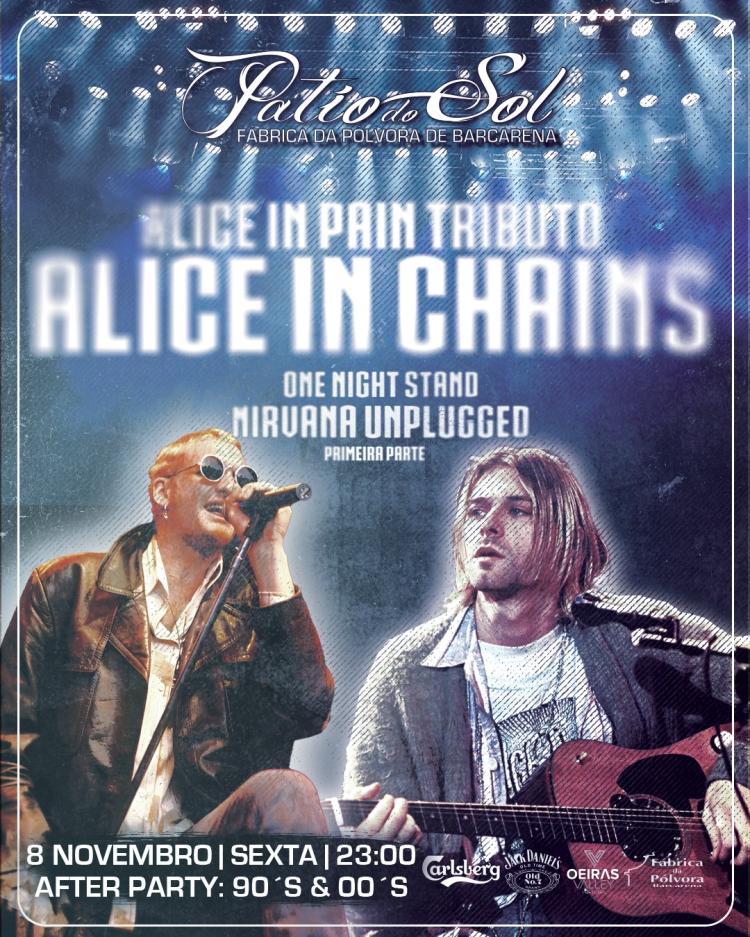 Alice In Pain - Tributo Alice in Chains | 1ª Parte: 1NS 'Nirvana Unplugged' | After: 90´s & 00´s