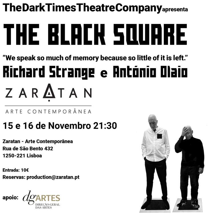 THE BLACK SQUARE | Uma performance de António Olaio e Richard Strange