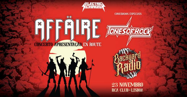 AFFÄIRE 'En Route' + Tones Of Rock + Backyard Radio