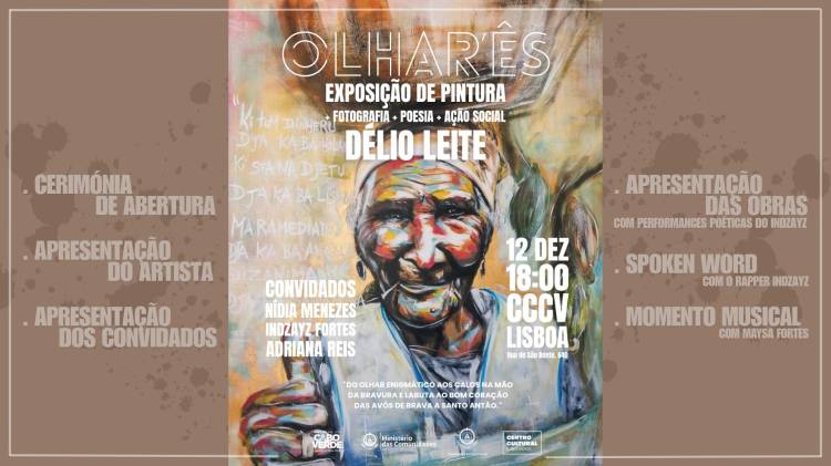 Sessão cultural de inauguração da exposição 'OLHAR'ÊS' | Délio Leite - 'Deydsenh'