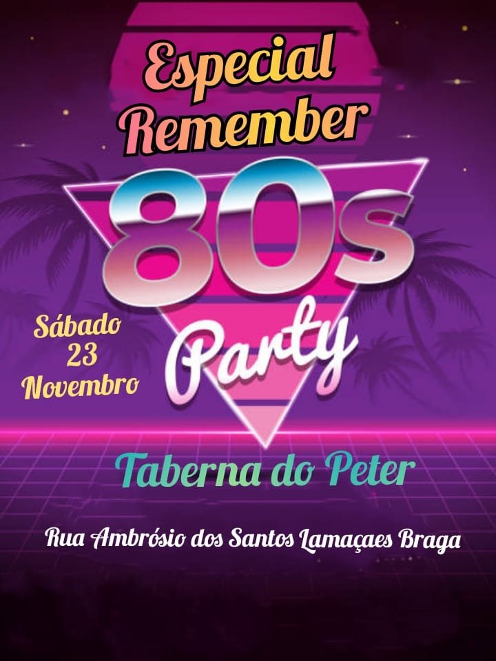 Especial Remember 80’s Dj