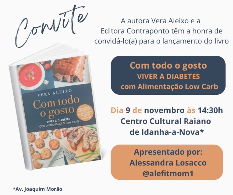 Lançamento do livro 'Com todo o gosto'