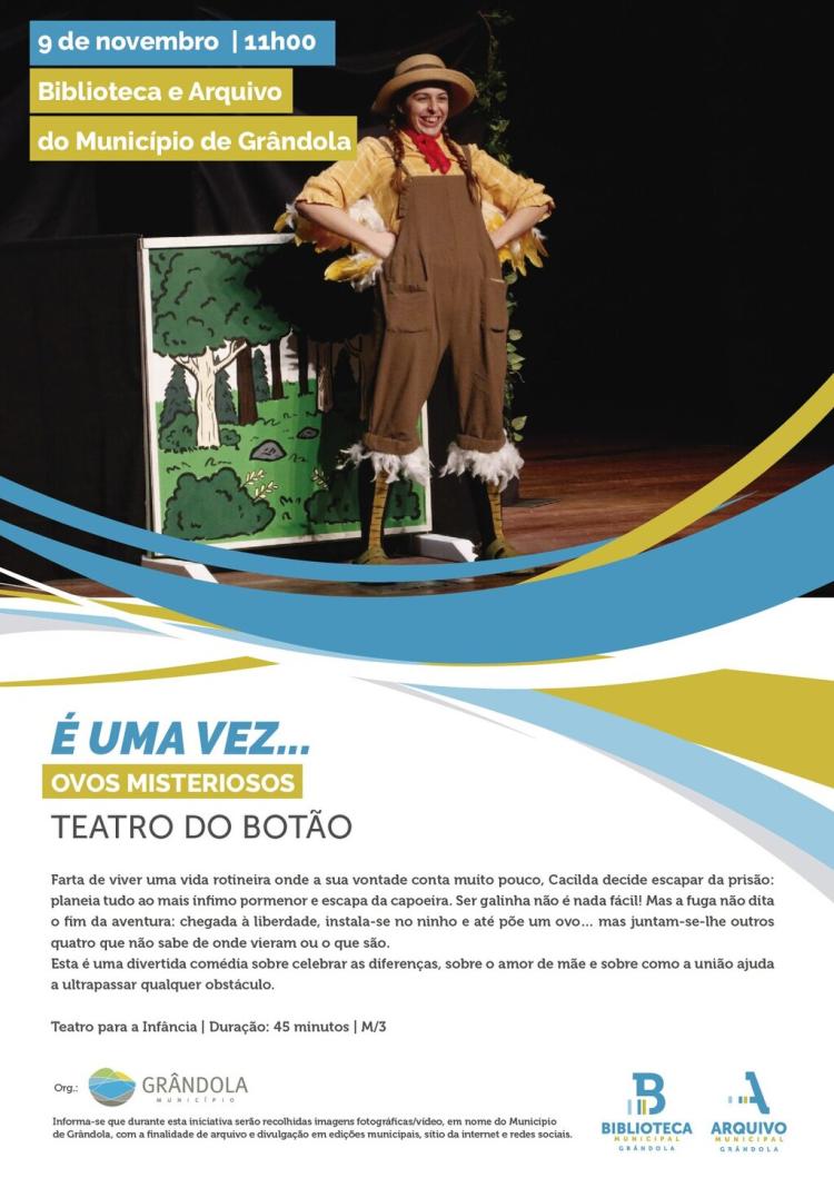 BIBLIOTECA | É Uma Vez... Ovos Misteriosos por Teatro Botão