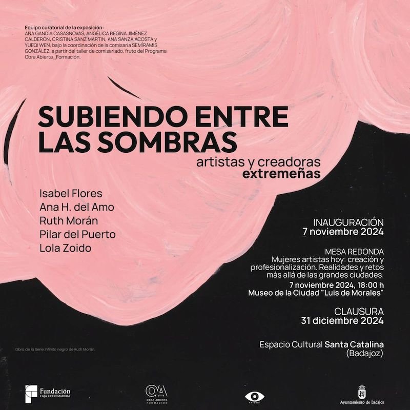 EXPOSICIÓN | «Subiendo entre las sombras» artistas y creadoras extremeñas