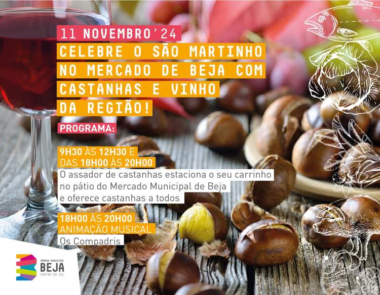 São Martinho no Mercado Municipal de Beja