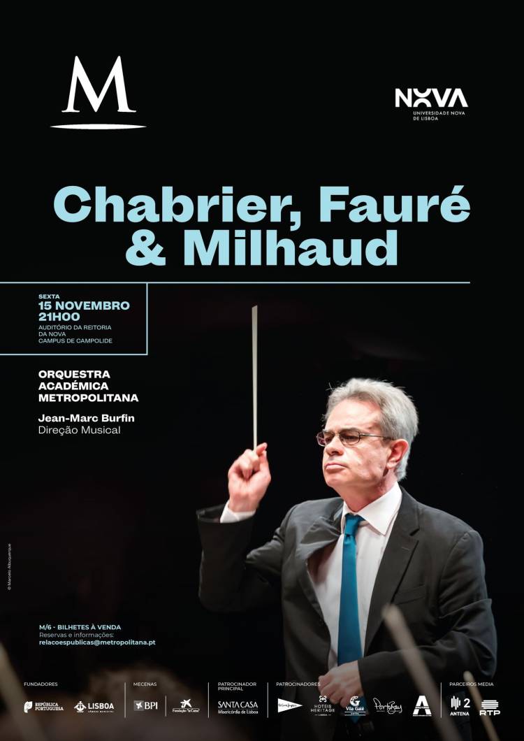 Chabrier, Fauré & Milhaud | Orquestra Académica Metropolitana