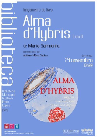 Lançamento do livro «Alma d'Hybris» de Maria Sarmento