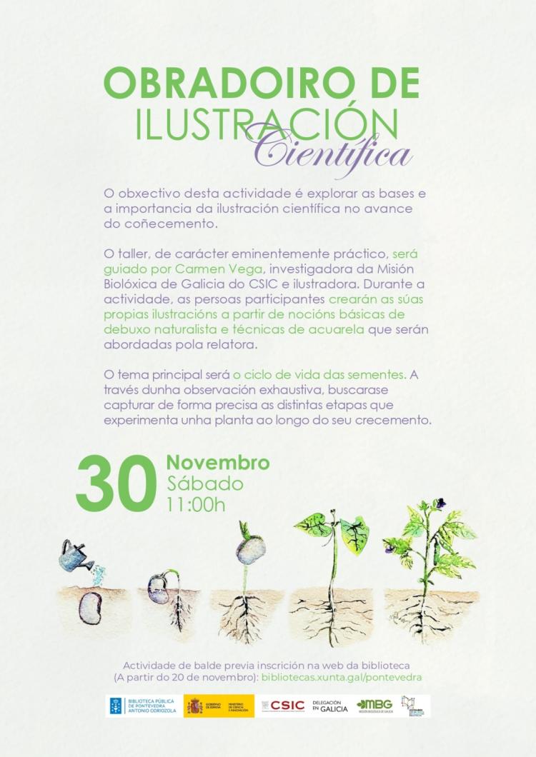 Obradoiro de ilustración científica