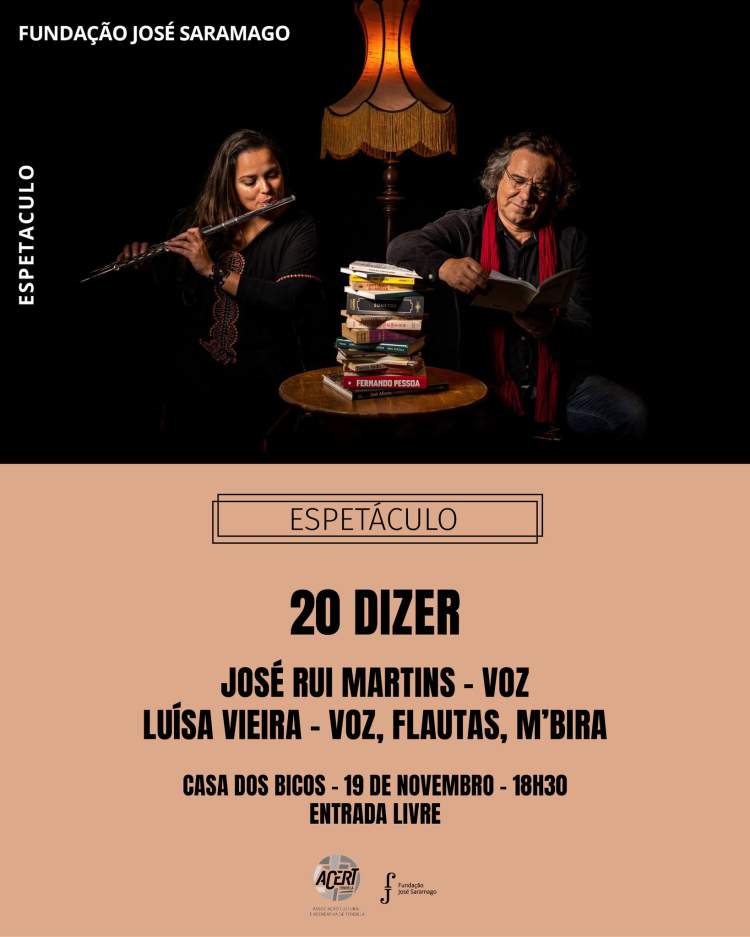 20Dizer - um espetáculo em homenagem a José Saramago