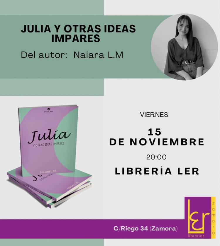 PRESENTACIÓN DEL LIBRO: 'JULIA Y OTRAS IDEAS IMPARES'