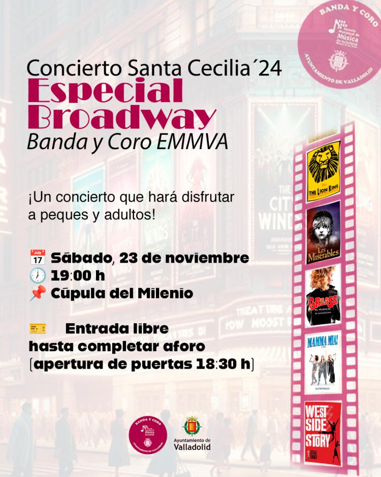 Concierto Santa Cecilia 2024 - Especial Broadway
