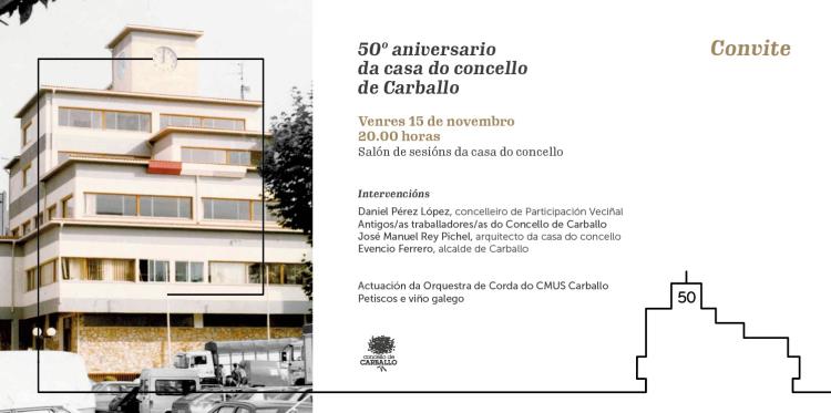 50º aniversario da casa do concello