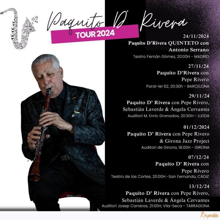 PAQUITO D' RIVERA con Pepe Rivero - SAN FERNANDO, CÁDIZ