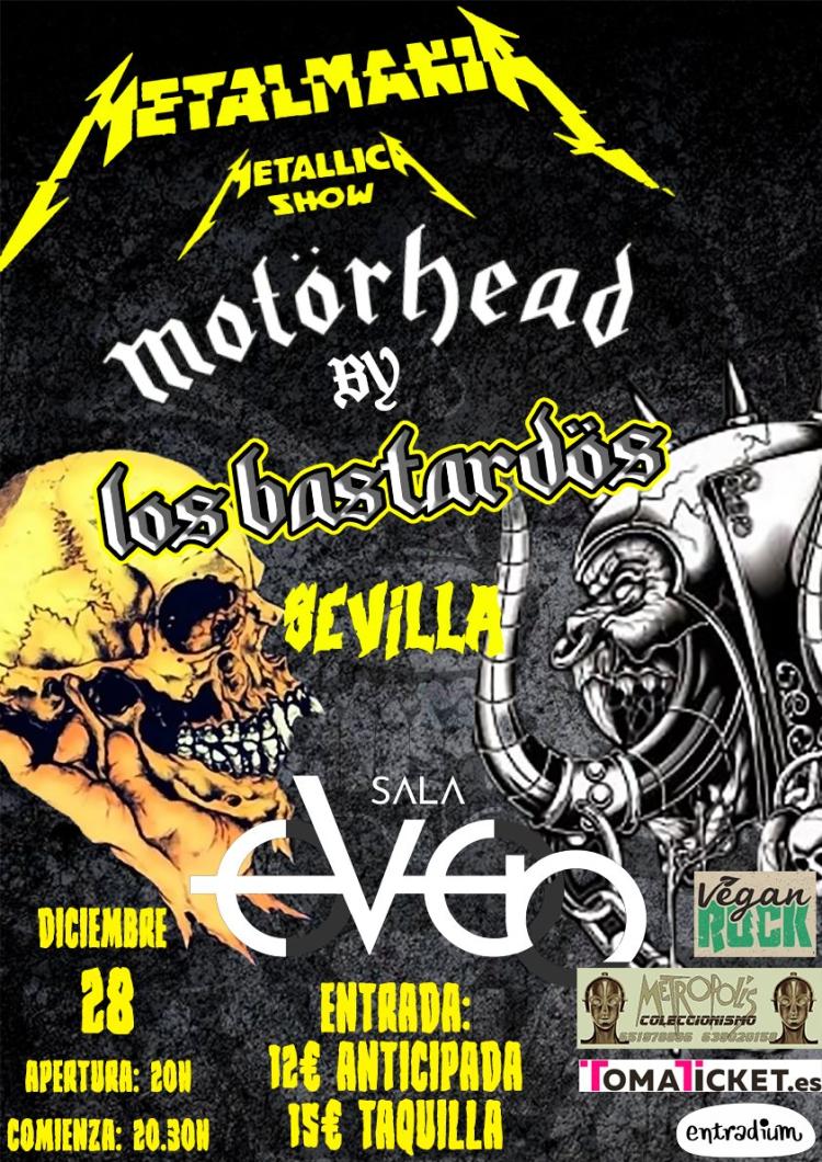 METALMANIA + LOS BASTARDÖS (TRIBUTO A METALLICA Y A MOTÖRHEAD) 