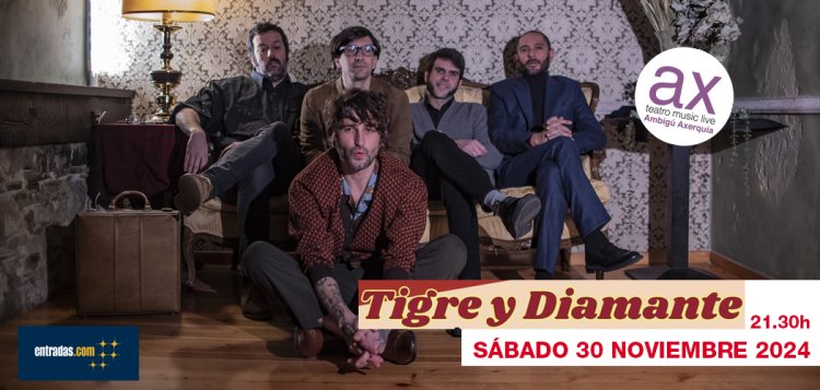 TIGRE Y DIAMANTE en concierto + Tridente Sonoro DJ