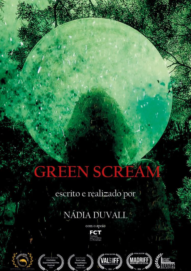 Apresentação do filme Green Scream de Nádia Duvall