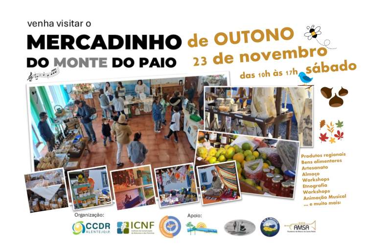 Mercadinho de Outono no Monte do Paio