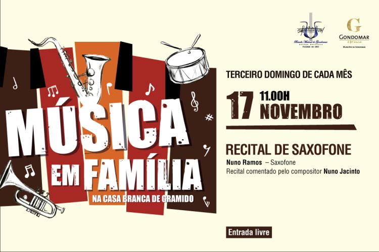 Música em Família – Recital de Saxofone