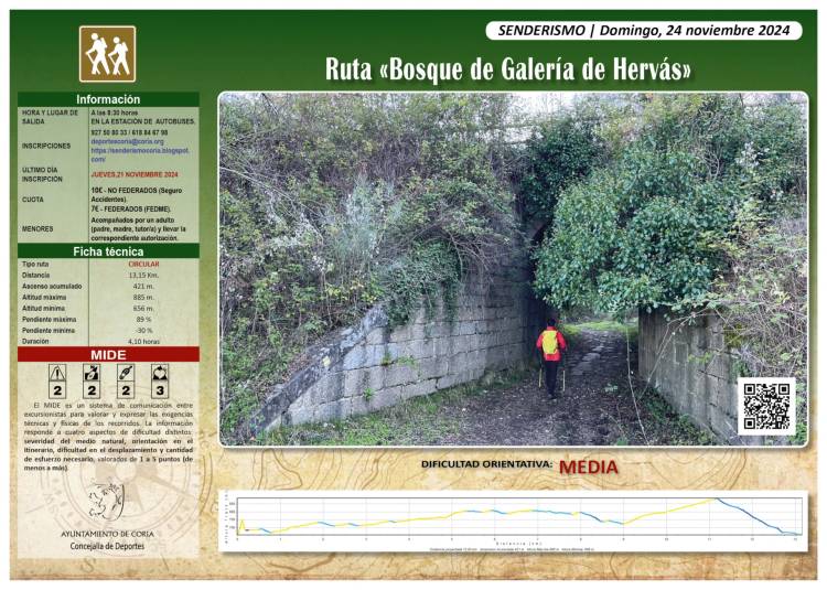 Ruta Senderista «Bosque Galería de Hervás»