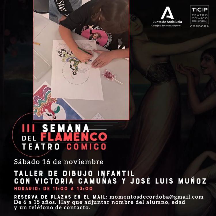 Taller de dibujo infantil. Teatro Cómico.