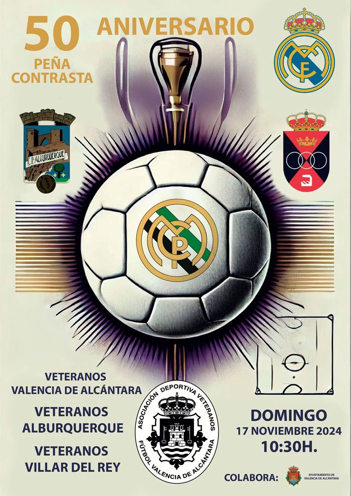 Torneo de Fútbol con motivo del 50 Aniversario de la constitución de la Peña Madridista Contrasta