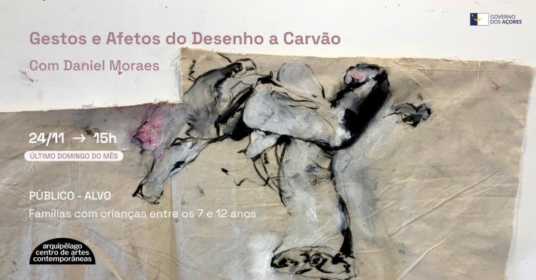 Gestos e Afetos do Desenho a Carvão | Último domingo do mês