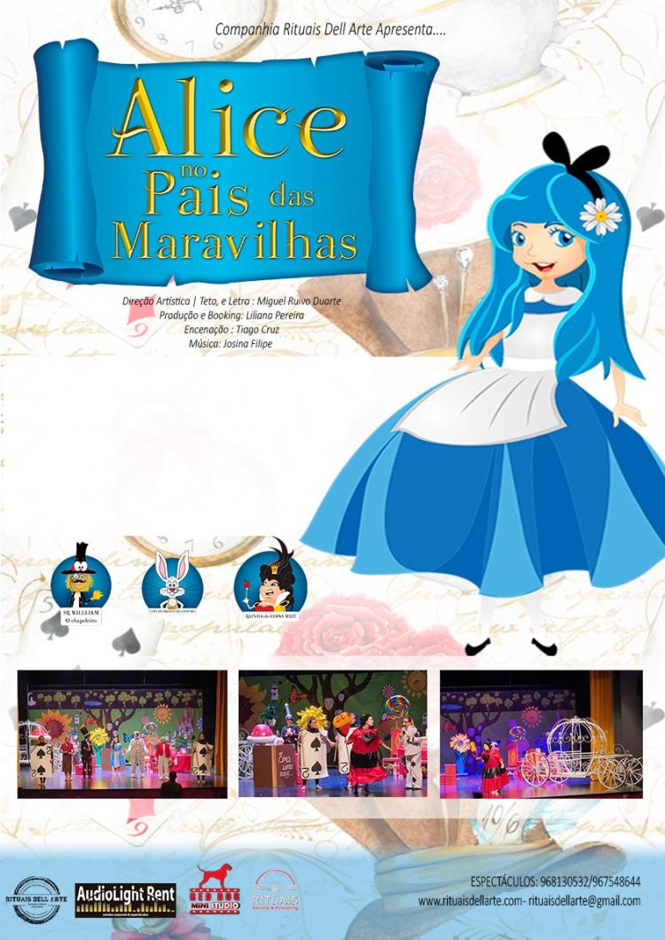 Musical ALICE NO PAÍS DAS MARAVILHAS em Matosinhos