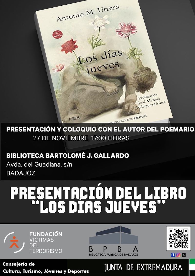 Presentación del libro «Los días jueves»