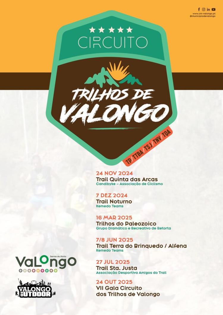 Trilhos de Valongo 2025 já têm datas