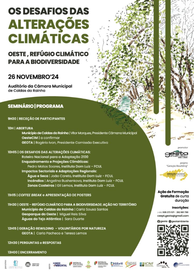 Oeste – Refúgio Climático para a Biodiversidade: Os desafios das Alterações Climáticas