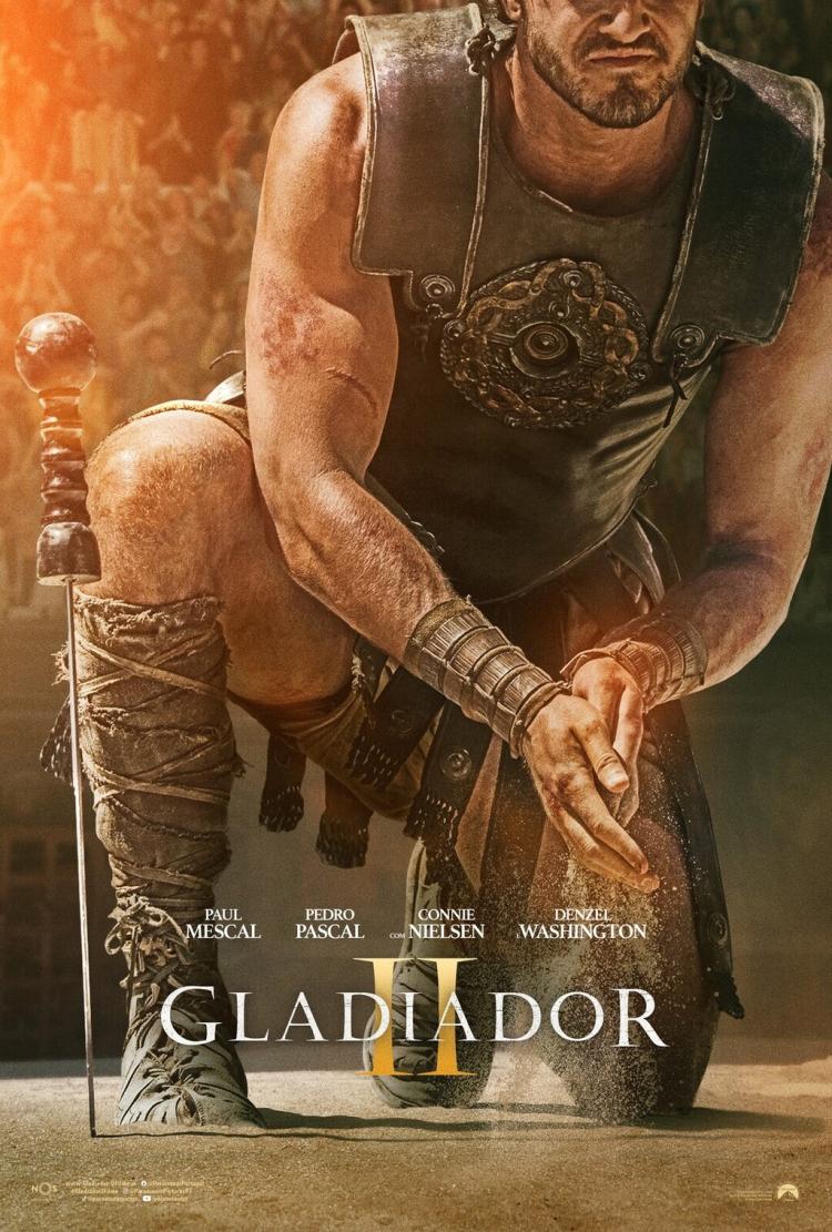 Exibição do filme ' O Gladiador 2'