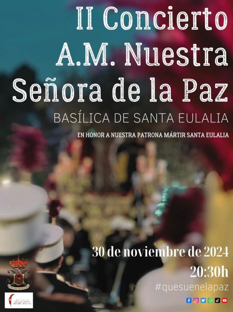 II Concierto A.M. Nuestra Señora de la Paz en honor a la Patrona Santa Eulalia