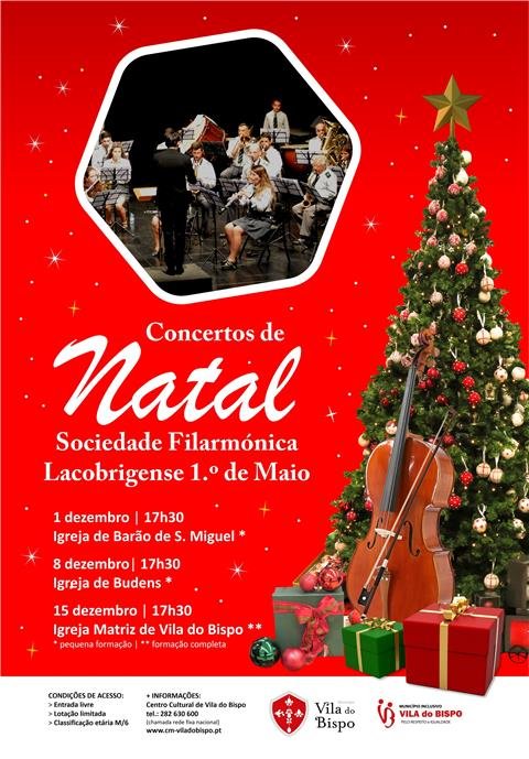 Concertos de Natal - Sociedade Filarmónica Lacobrigense 1.º de Maio