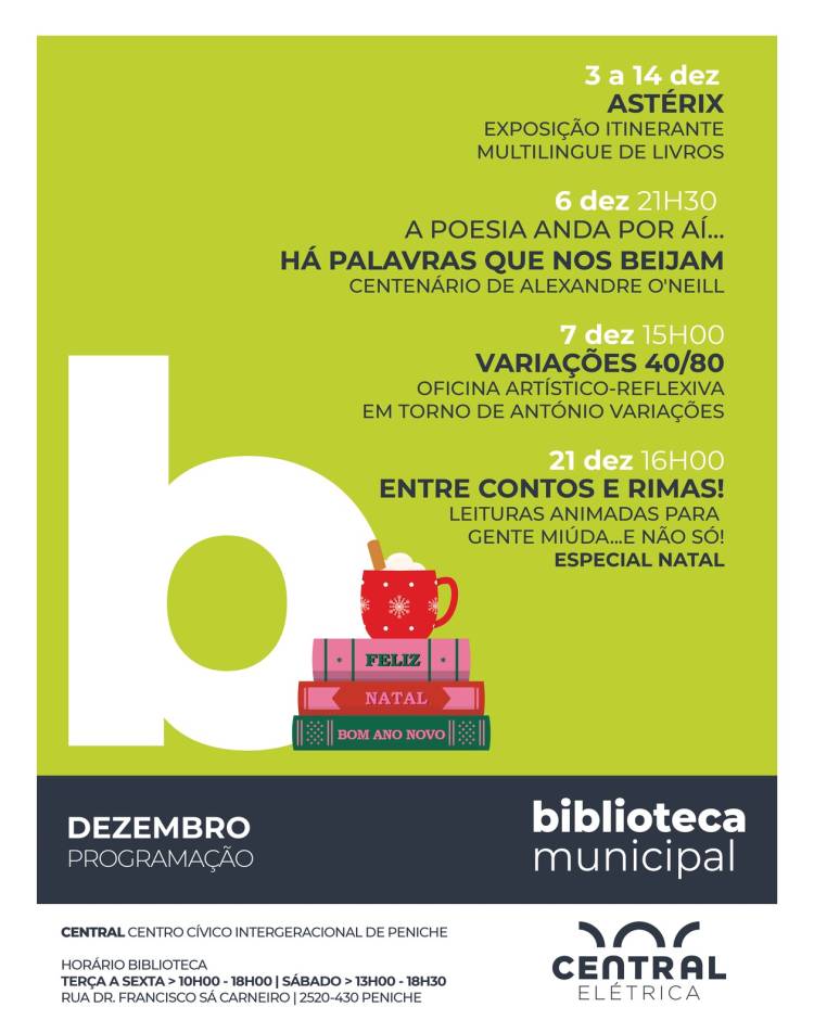 Biblioteca Municipal | Programação DEZEMBRO 2024