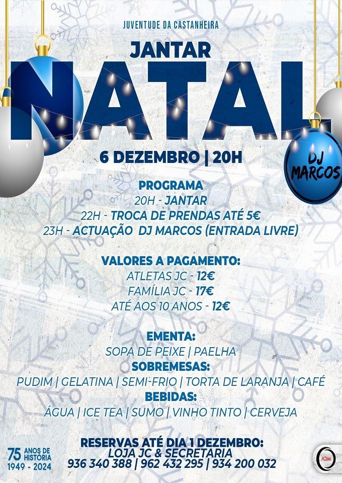 Jantar de Natal - Juventude da Castanheira